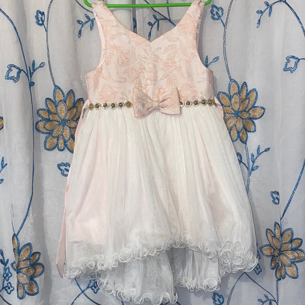American Princess Pink and White Dress